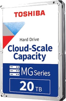 Toshiba MG10 20TB Intern Harddisk 3.5" 7200RPM SATA 6Gb/s