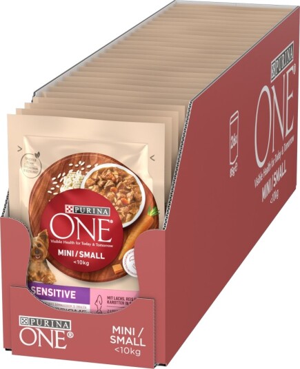 Purina One Våtfôr Mini Sensitive 26 X 85 G Purina One Våtfôr Mini Sensitive 26 X 85 G
