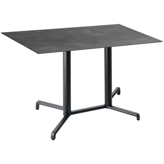 VEGA Bord til utendørsbruk Lift betong; 120x68x72 cm LxBxH; Bordplate Betong Ramme Antrasitt; Rektangulær VEGA Bord til utendørsbruk Lift betong; 120x68x72 cm LxBxH; Bordplate Betong Ramme Antrasitt; Rektangulær
