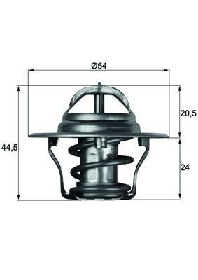 Termostat MAHLE ORIGINAL TX 4 92D