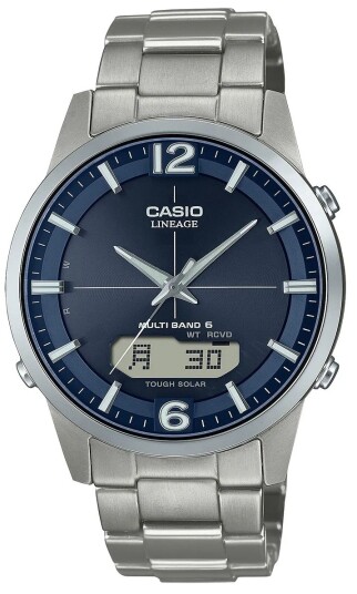 Casio Herreklokke LCW M170TD 2AER Wave Ceptor Blå/Titan Ø39.5 mm