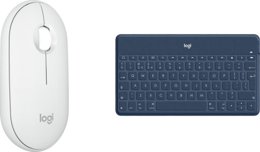 Logitech Pebble M350s Trådløs Optisk Mus Bluetooth - Tonal Hvit