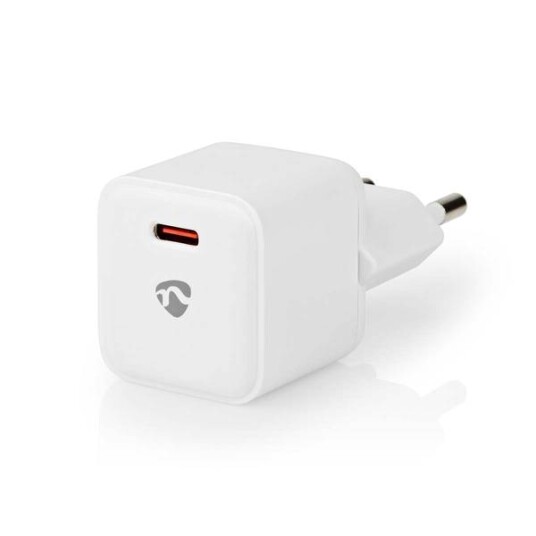 Nedis USB-C Vegglader 20W Hurtiglading Hvit Nedis USB-C Vegglader 20W Hurtiglading Hvit