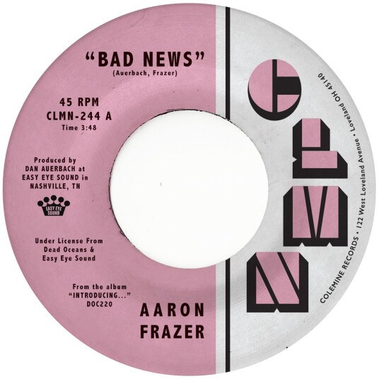Aaron Frazer Bad News / Done Lyin' LP/Vinyl