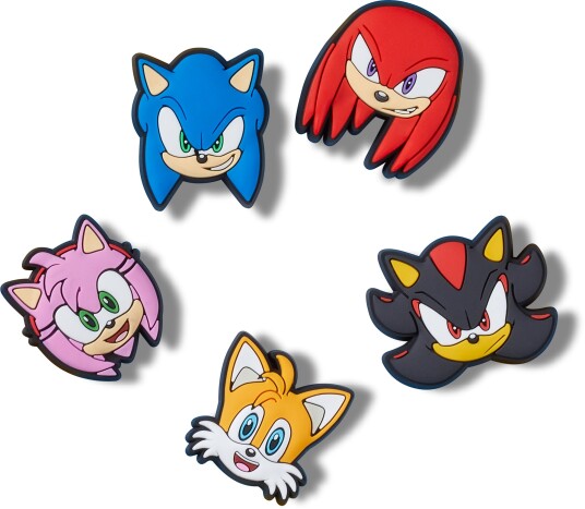 Crocs Jibbitz Sonic The Hedgehog 5-Pakk