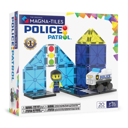 Magna-Tiles Police Patrol 20 pcs Magna-Tiles Police Patrol 20 pcs