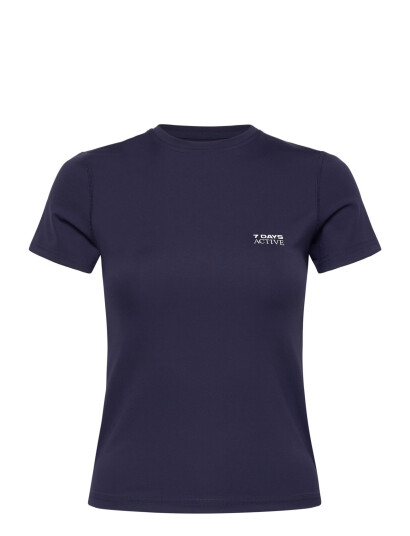 7 DAYS Active Womens Short Sleeve Training Tee - Navy - M