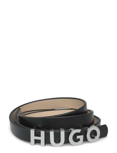 HUGO Zula Belt 1,5Cm - Black - 90 HUGO Zula Belt 1,5Cm - Black - 90