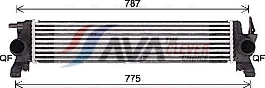 AVA COOLING SYSTEMS MS4720 Intercooler