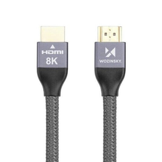 Wozinsky HDMI 2.1-kabel 8K 60 Hz 48 Gbps / 4K 120 Hz / 2K 144 Hz 3 m sølv (WHDMI-30)