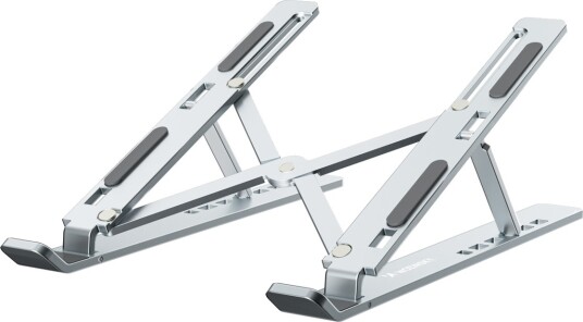 Wozinsky WDCX-X8S Sammenleggbart og justerbart laptopstativ 10-16" Sølv