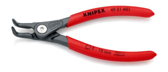 Knipex 49 21 A01 Presisjons Låseringtang 165mm for Utvendige Ringer
