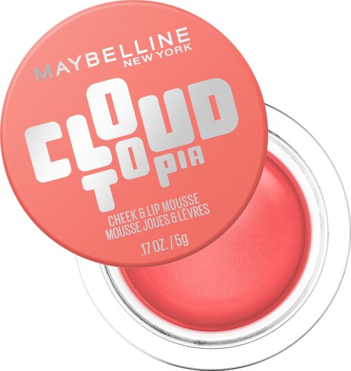 Maybelline New York Cloudtopia Cheek & Lip Mousse 5 Coral Illusion