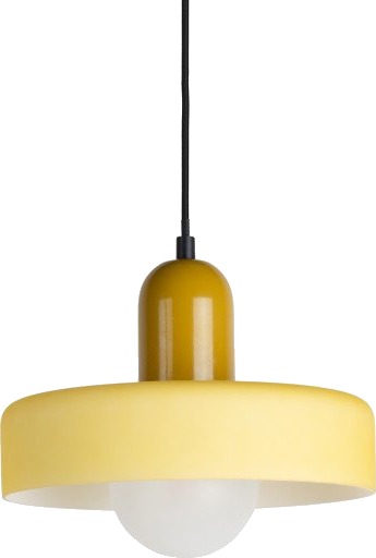 Leitmotiv Pendant Lamp Opaco Grato - Yellow - H23CM Leitmotiv Pendant Lamp Opaco Grato - Yellow - H23CM