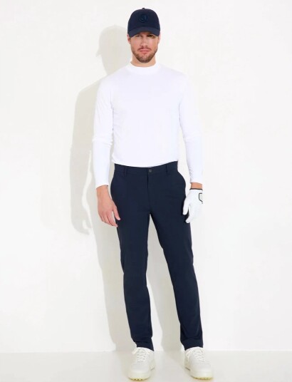 Abacus Mens Putter Trousers Navy 34