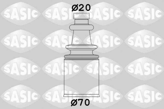 Sasic Mansjett drivaksel SASIC 2873693
