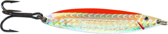 Remen Møresilda Holo 50g 87mm Sølv/Rød Remen Møresilda Holo 50g 87mm Sølv/Rød