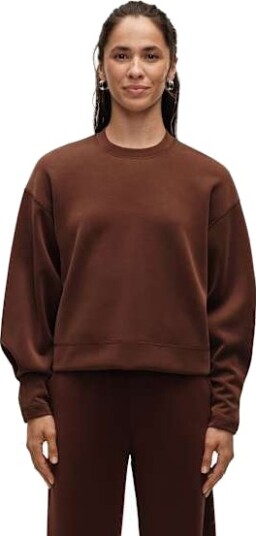 Casall Peachy Crew Neck Dame Dark Brown L