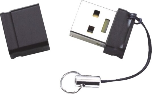 Intenso Slim Line Usb-Flashstasjon 64 Gb Usb 3.0 Svart
