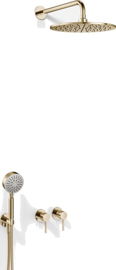 Arkilife Dusjarmatur Avao AA801 S01 ø30cm Wellness Rain Med Easyclean PVD Polert Messing Arkilife Dusjarmatur Avao AA801 S01 ø30cm Wellness Rain Med Easyclean PVD Polert Messing