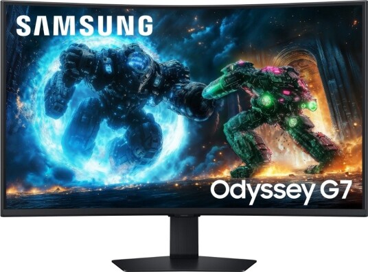 Samsung Odyssey G7 37" 4K UHD Gamingskjerm VA, 165Hz, Buet, HDR10+ i Svart