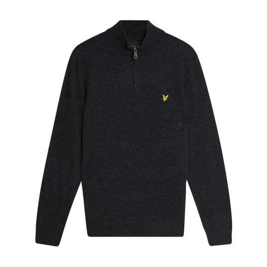 Lyle & Scott Herre Strikkevarer Svart XL,