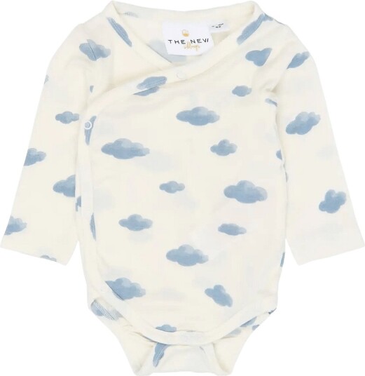 The New Tnsbvireo L_S Modal Wrap Body Cream 110/116