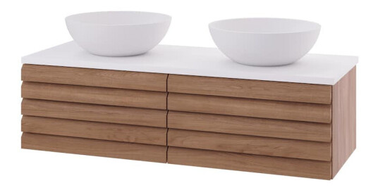 Servantskap Linn Bad Selma 120 cm Dobbel 160512STD Servantskap Linn Bad Selma 120 cm Dobbel 160512STD