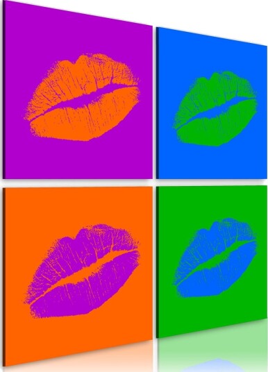 Bilde Kisses Popkunst 40x40 Artgeist sp. z o. o.