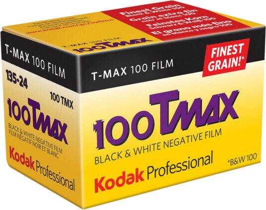 Kodak T Max 100 Svart Og Hvitt film 24 Bilder