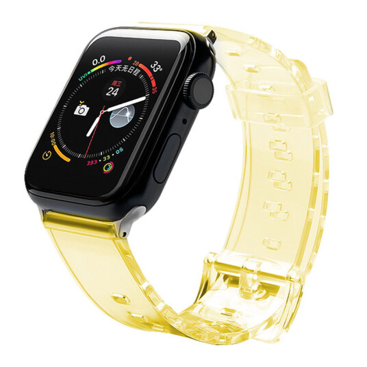 Hurtel Light Silikonrem for Apple Watch 38/40mm Gul