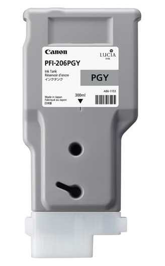 Canon Blekk Foto Grå Pfi-206pgy