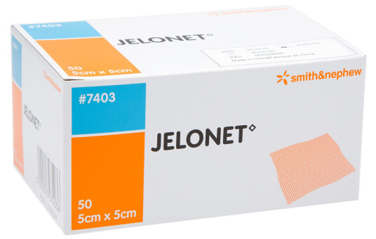 Jelonet Steril vaselinkompress 5 x 5 cm 50 stk.