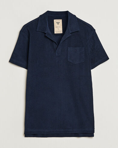 OAS Short Sleeve Terry Polo Navy