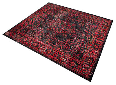 Drum N Base Vintage Drum Rug Svart-Rød Drum N Base Vintage Drum Rug Svart-Rød