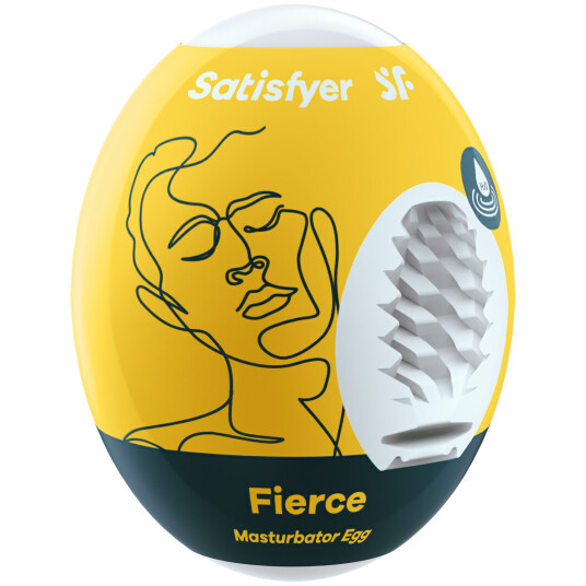 Satisfyer Fierce Masturbator Egg       - Hvit