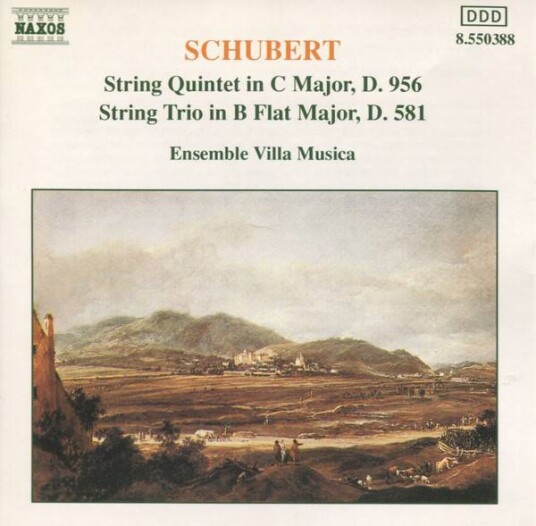 Schubert, Ensemble Villa Musica  String Quintet In C Major, D. 956 String Trio In B Flat Major, D. 581 CD