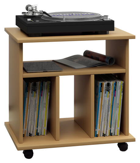 Retal hylle retro til LP-plater 4 hyller b?k dekor.