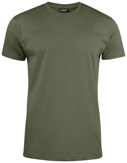 Clique T-Shirt Herr Army Green S Clique T-Shirt Herr Army Green S