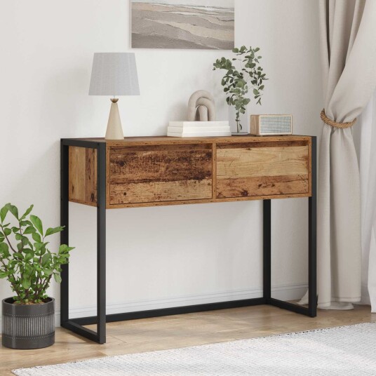  Avlastningsbord Gamle tre 100 x 36 x 75 cm Konstruert tre