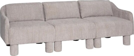 Elegance 3 Seater Sofa Light Green
