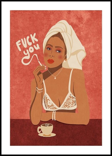 Fuck you Plakat Plakat / 70x100cm