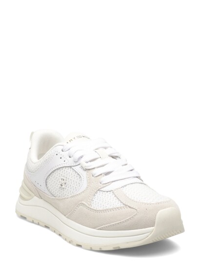 Tommy Hilfiger Th Mix Material Runner White 38