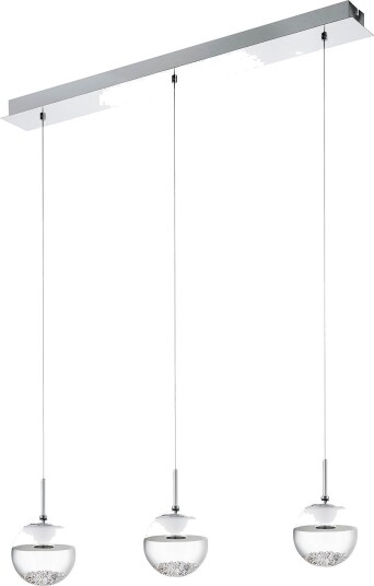 EGLO Pendel Montefio 1 3 Light Krom Takpendler
