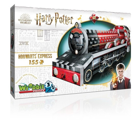Harry Potter Hogwarts Express Wrebbit 3D Puzzle  155 Pieces 