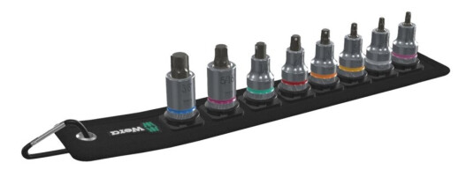 Wera Zyklop Belt B Imperial 1 - Koppnøkkelsett - 8 Deler - 3/8" - Sekspunkters - 1/4", 1/8", 5/32", 3/16", 7/32", 5/16", 3/8", 9/64" Wera Zyklop Belt B Imperial 1 - Koppnøkkelsett - 8 Deler - 3/8" - Sekspunkters - 1/4", 1/8", 5/32", 3/16", 7/32", 5/16", 3/8", 9/64"