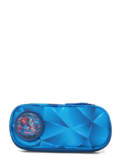 Beckmann Norway Oval Pencil Case Blue Lightning Blue ONE SIZE Beckmann Norway Oval Pencil Case Blue Lightning Blue ONE SIZE