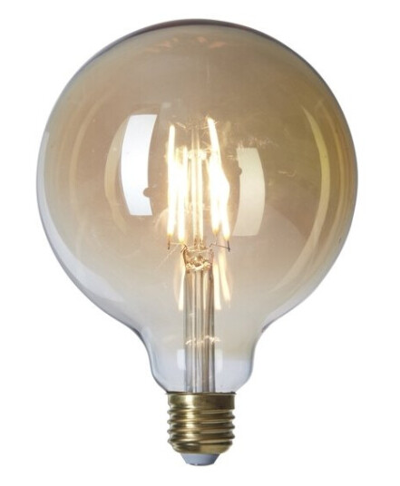 Nielsen_Light Led 4W Globe Basic Ø125 H170 Gyldent Glas Nielsen_Light Led 4W Globe Basic Ø125 H170 Gyldent Glas