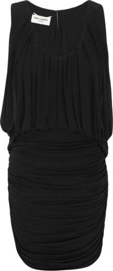 Saint Laurent Dame Kjoler Svart M, Saint Laurent Dame Kjoler Svart M,