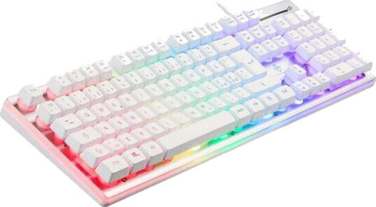 Deltaco WK75 Gaming Tastatur med RGB-belysning Nordisk Layout Hvit Deltaco WK75 Gaming Tastatur med RGB-belysning Nordisk Layout Hvit
